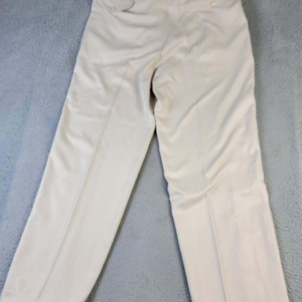 Polo Golf Ralph Lauren Pants Men's Size 35 x 32 Pleated Cuffed Beige - Picture 4 of 13